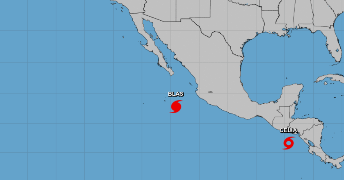 Tropical Storm Celia becomes the third named storm of the 2022 Pacific Hurricane season