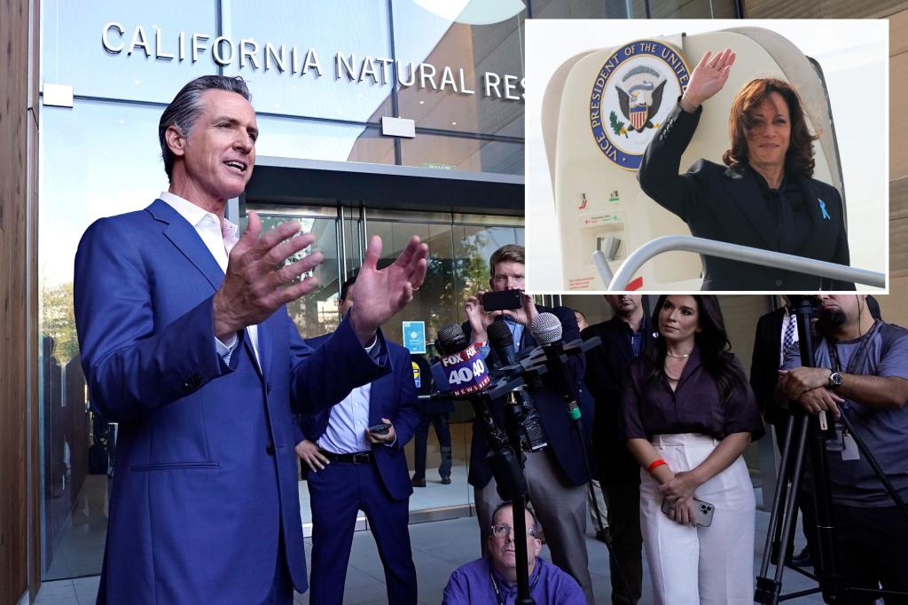 Newsom insists he’s not running for president and says he backs VP Kamala Harris: ’No ambiguity’