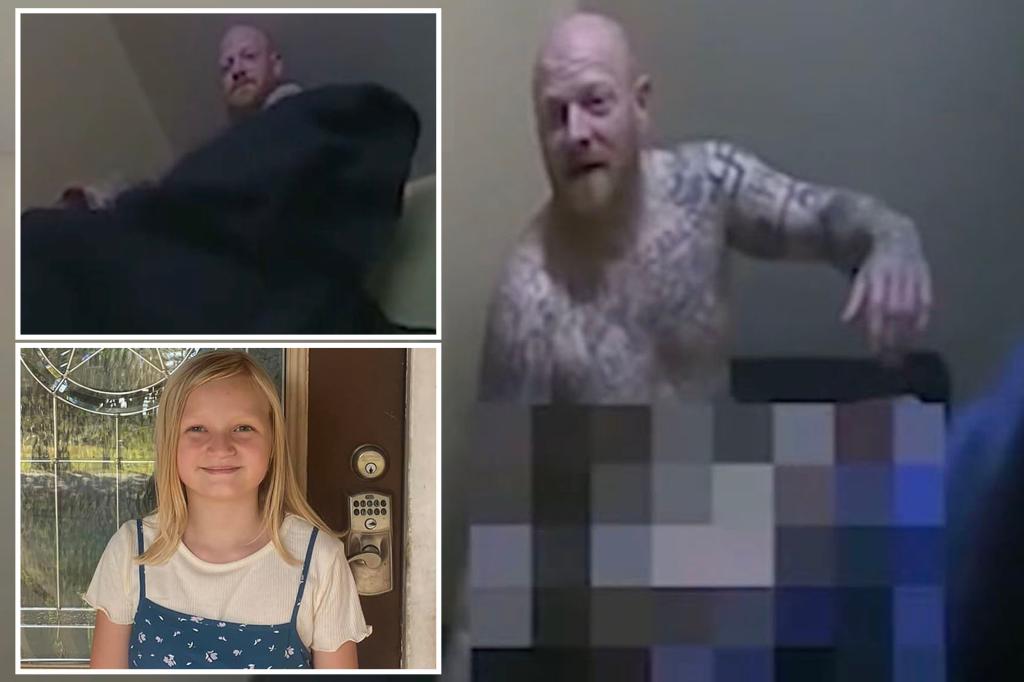 Disturbing video shows Audrii Cunningham’s alleged killer naked, wearing blanket in court