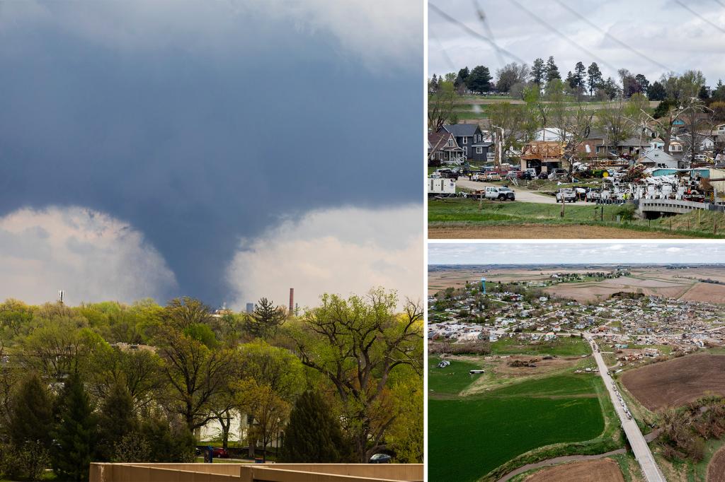 Tornadoes level Nebraska, Iowa towns, devastating video shows
